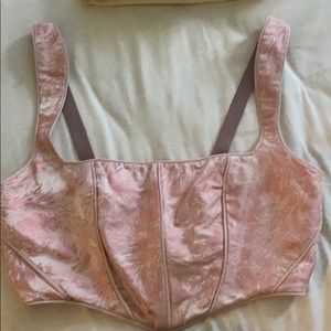Pink bustier top super cute for summer